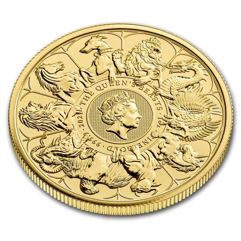 UK: moneda de oro Bestias de la Reina Completer 2021 1 oz  Monedas de inversión