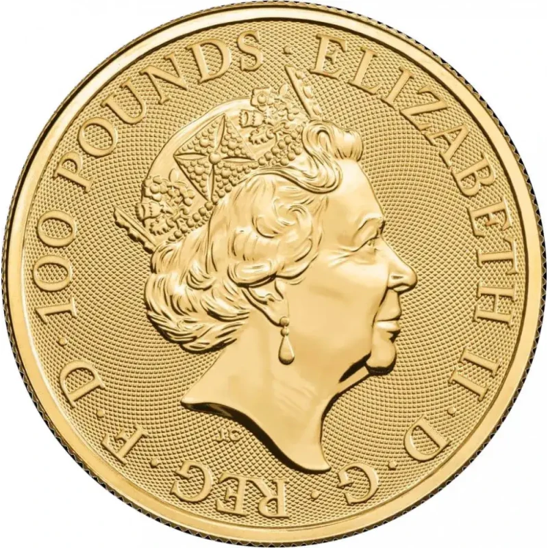 UK: moneda de oro Bestias de la Reina Completer 2021 1 oz  Monedas de inversión