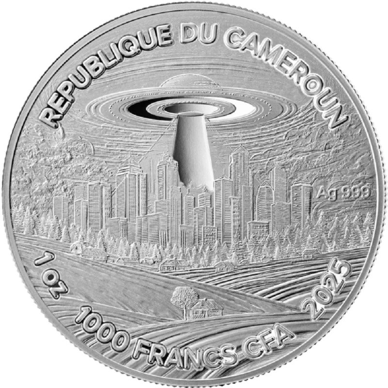 Camerún: moneda de plata Vincent van Gogh 2025 Proof 1 oz Monedas coleccionables