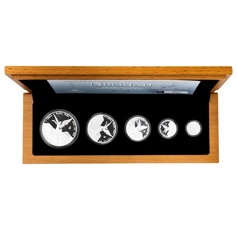 México: monedas de plata Libertad 2023 Proof 59,09 g Monedas coleccionables