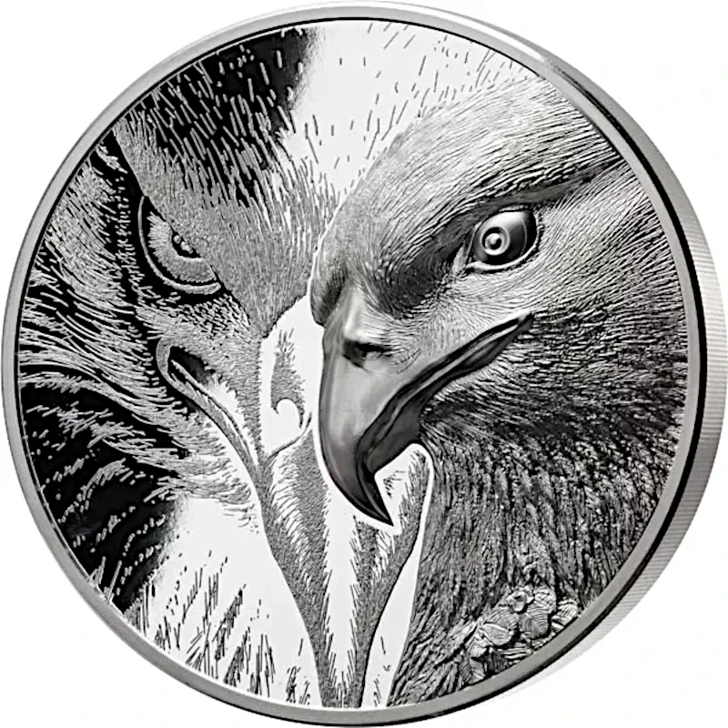 Mongolia: silver coin Majestic Eagle 2023 Proof high relief 500 g Collectible coins