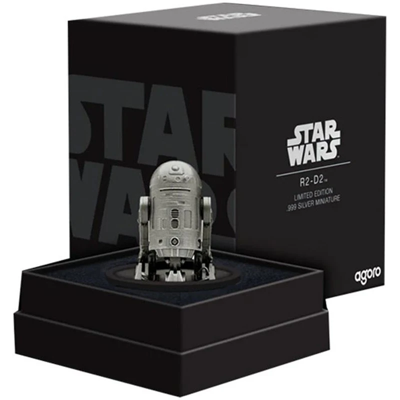 Niue: moneda de plata Star Wars R2-D2 2024 150 g Monedas coleccionables