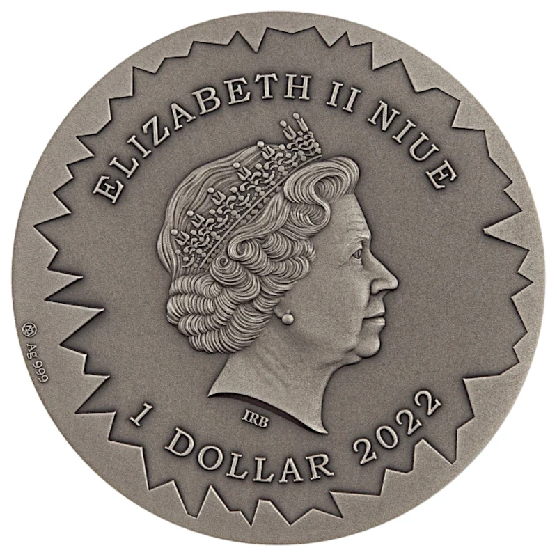 Niue: moneda de plata The Snow Queen 2022 coloreada 1 oz Monedas coleccionables
