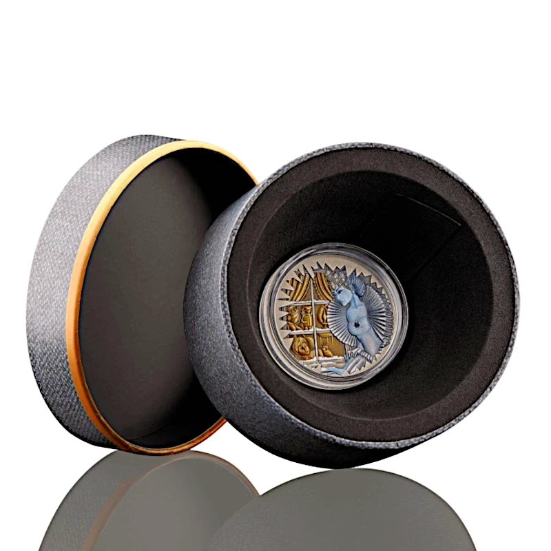 Niue: moneda de plata The Snow Queen 2022 coloreada 1 oz Monedas coleccionables