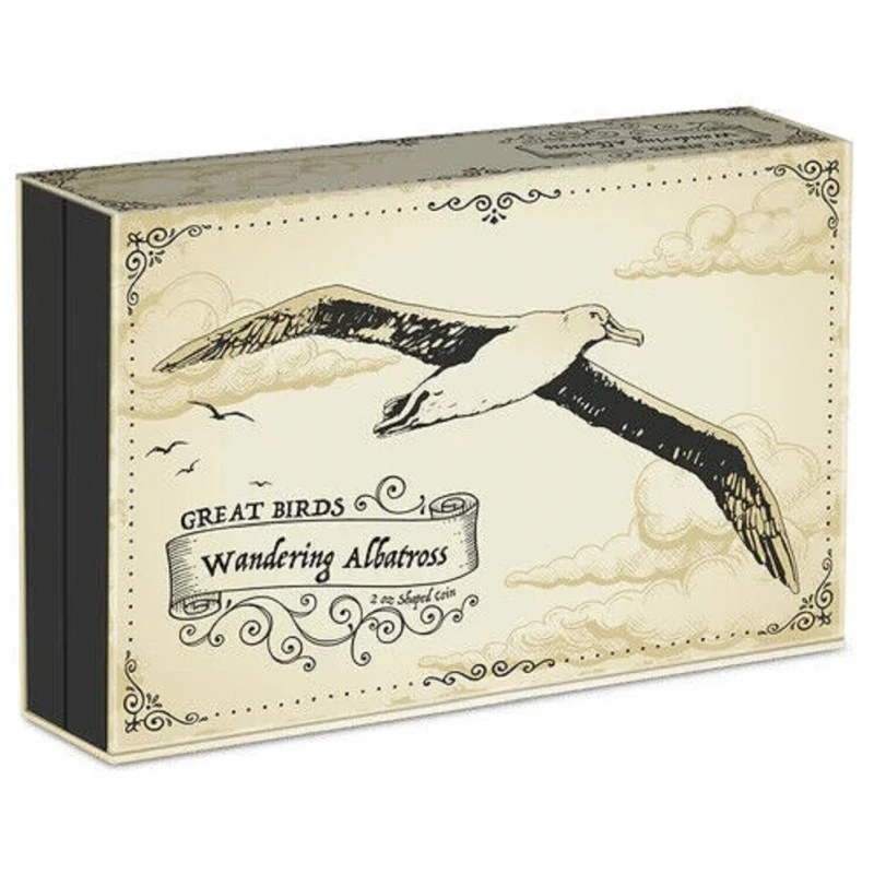 Niue: moneda de plata Albatros Errante 2023 Proof 2 oz Monedas coleccionables