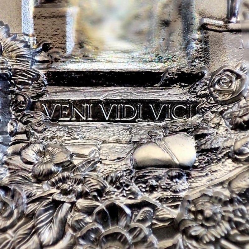 Cook Islands: silver coin Roma Monumental View 2024 Black Proof 3 oz Collectible coins