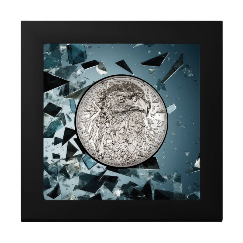 Cook Islands: silver coin Bald Eagle 2024 Proof 3 oz Collectible coins