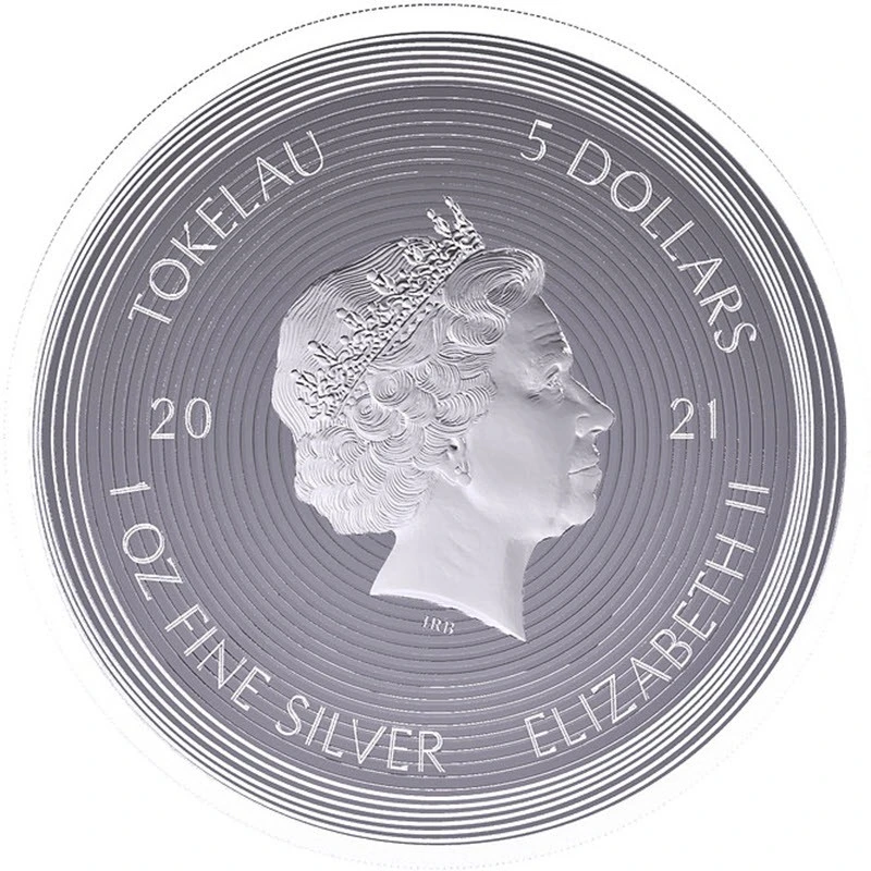 Tokelau Moneda de Plata Icono Mona Lisa 2021 1 onza Monedas coleccionables