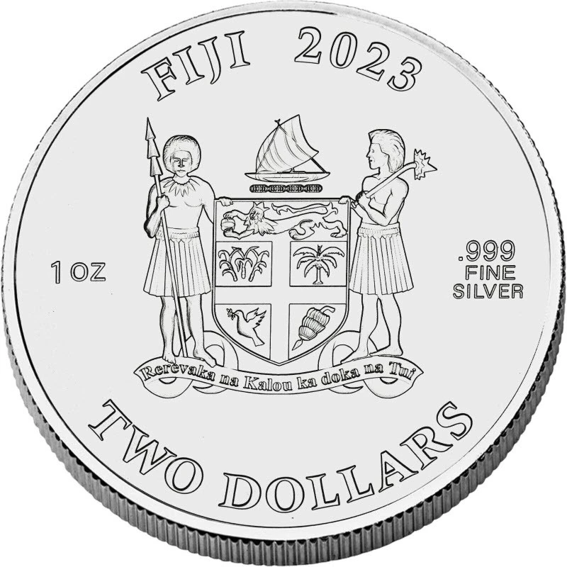 Fiji Silver Coin Brown Bear 2023 1 oz Collectible coins