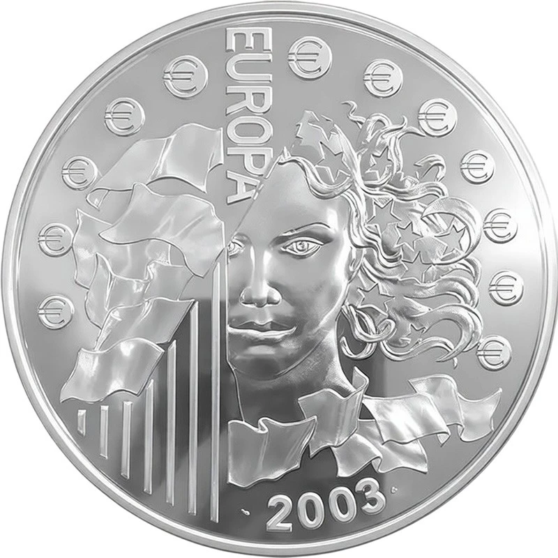 Francia Moneda de Plata Europa 2003 Proof 925 g Monedas coleccionables