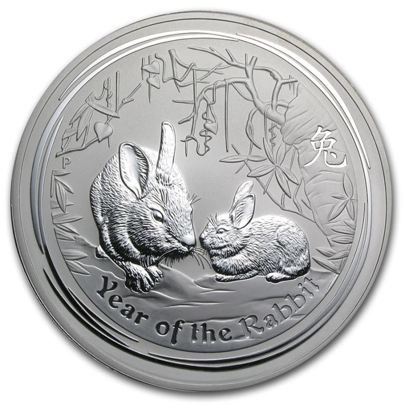 Australia Moneda de Plata Lunar II Año del Conejo 2011 1000 g Monedas de inversión