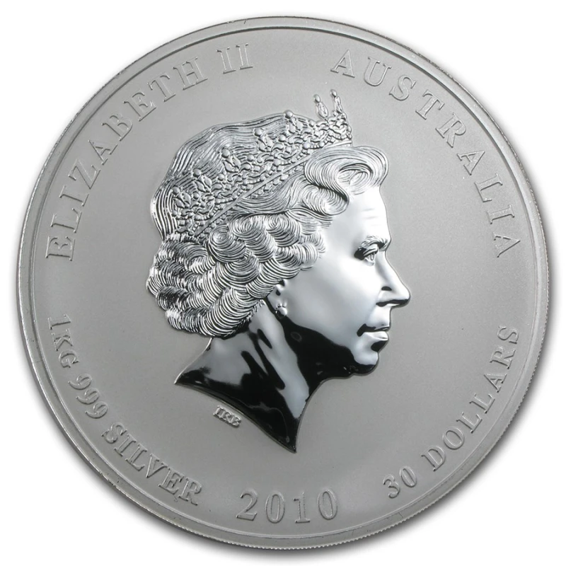 Australia Moneda de Plata Lunar II Año del Tigre 2010 1000 g Monedas de inversión