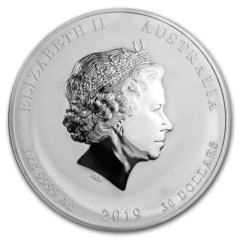 Australia Moneda de Plata Lunar II Año del Cerdo 2019 1000 g Monedas de inversión