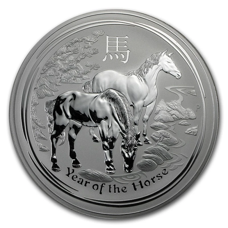 Australia Moneda de Plata Lunar II Año del Caballo 2014 1000 g Monedas de inversión