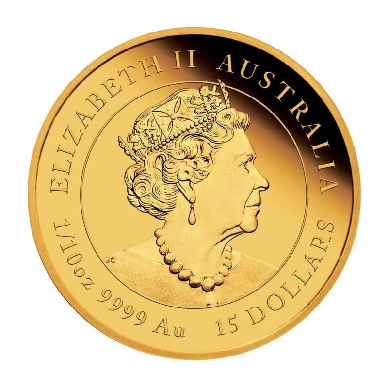 Australia Moneda de Oro Lunar III Año del Conejo 2023 Proof 1/10 oz Monedas coleccionables