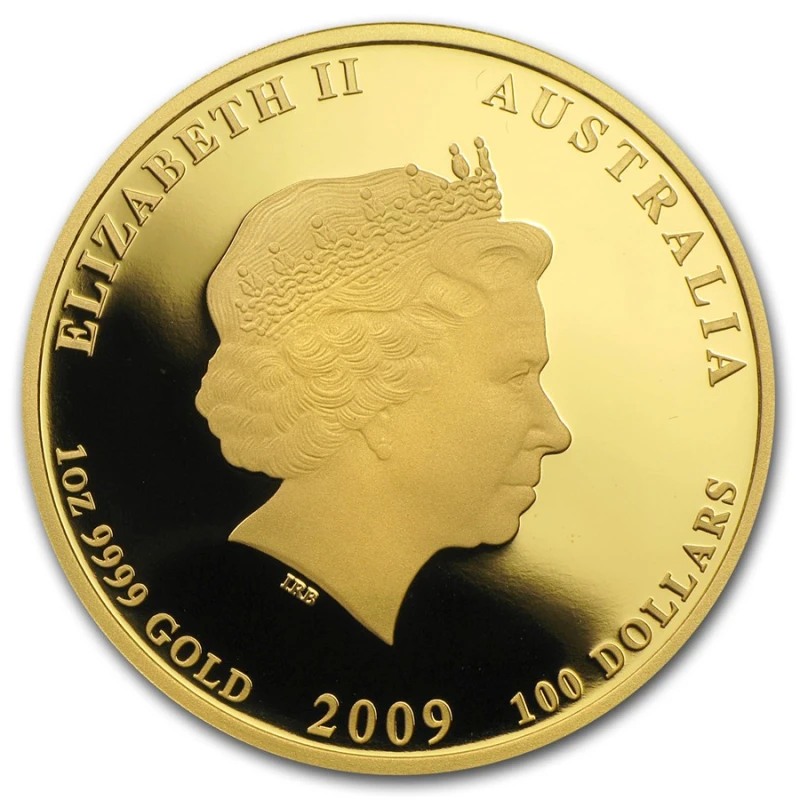 Australia Moneda de Oro Lunar II Año del Buey 2009 Proof 1 oz Monedas coleccionables