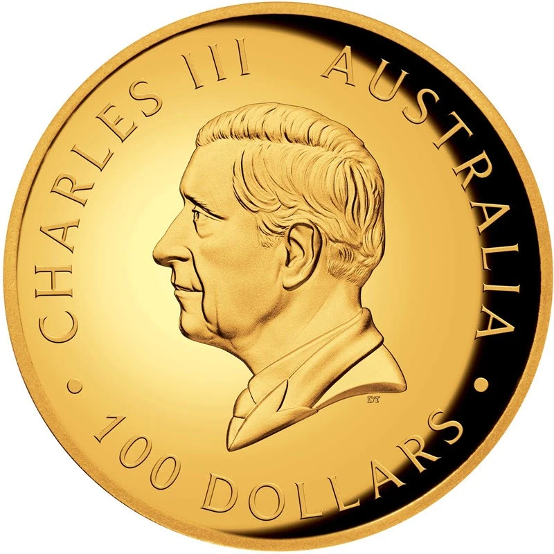 Australia Moneda de Oro Koala 2024 Proof Alto Relieve 1 oz Monedas coleccionables