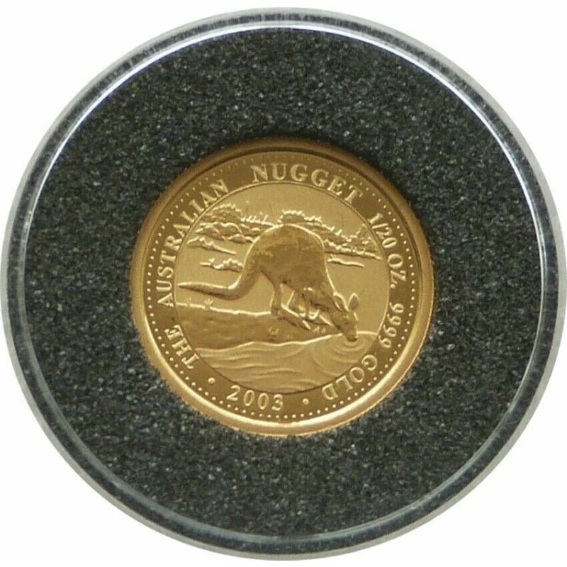 Moneda de Oro de Australia Canguro 2003 1/20 oz Monedas de inversión