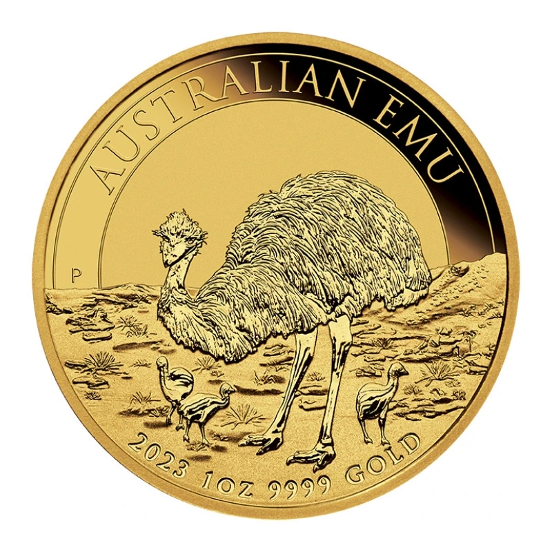 Australia Moneda de Oro Emu 2023 1 onza Monedas coleccionables