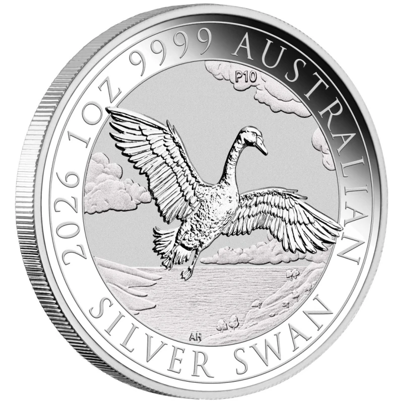 Moneda de Plata de Australia Swan 2026 1 onza Monedas de inversión
