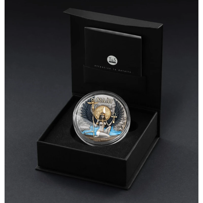Moneda de Plata de Camerún Maat 2026 2 onzas Monedas coleccionables