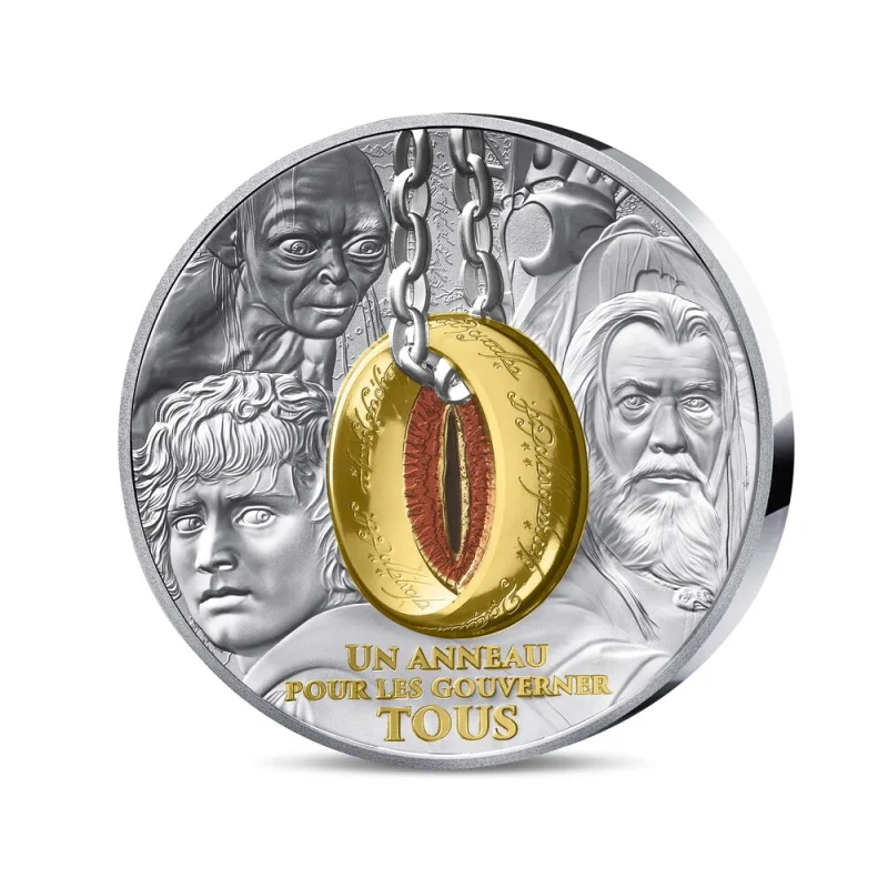 Francia Moneda de Plata El Señor de los Anillos 2026 Proof 1 oz Monedas coleccionables