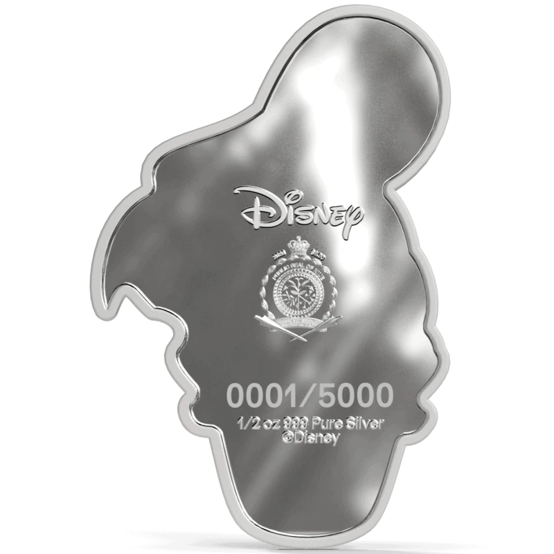 Niue Moneda de Plata Disney Pato Donald 2026 Proof 1/2 oz Monedas coleccionables