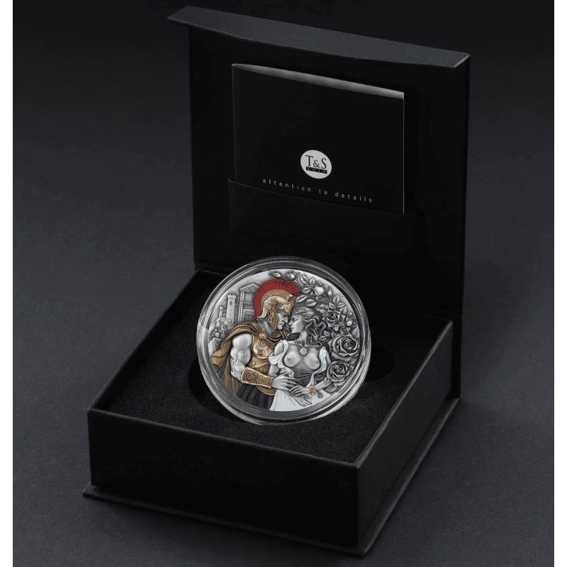 Moneda de Plata de Camerún Ares y Afrodita 2026 2 onzas Monedas coleccionables