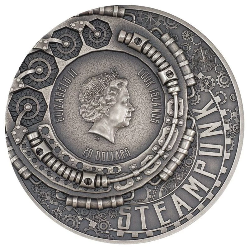 Moneda de plata de las Islas Cook 