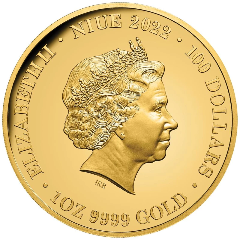 Moneda de oro Niue 
