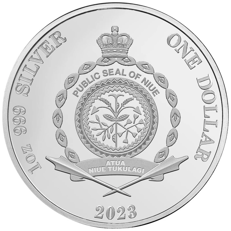 Moneda de plata Niue 