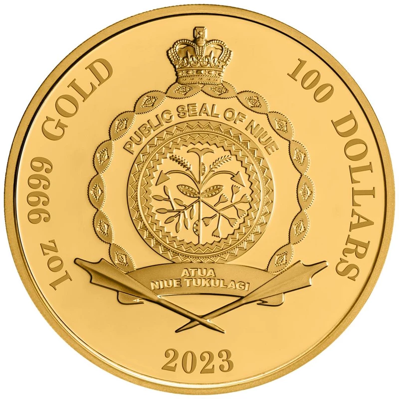 Moneda de oro Niue 